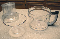 Food processor apart