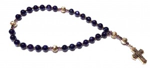 Anglican rosary my friend Marty made for me. It's purple!