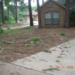 We had a little wind and rain